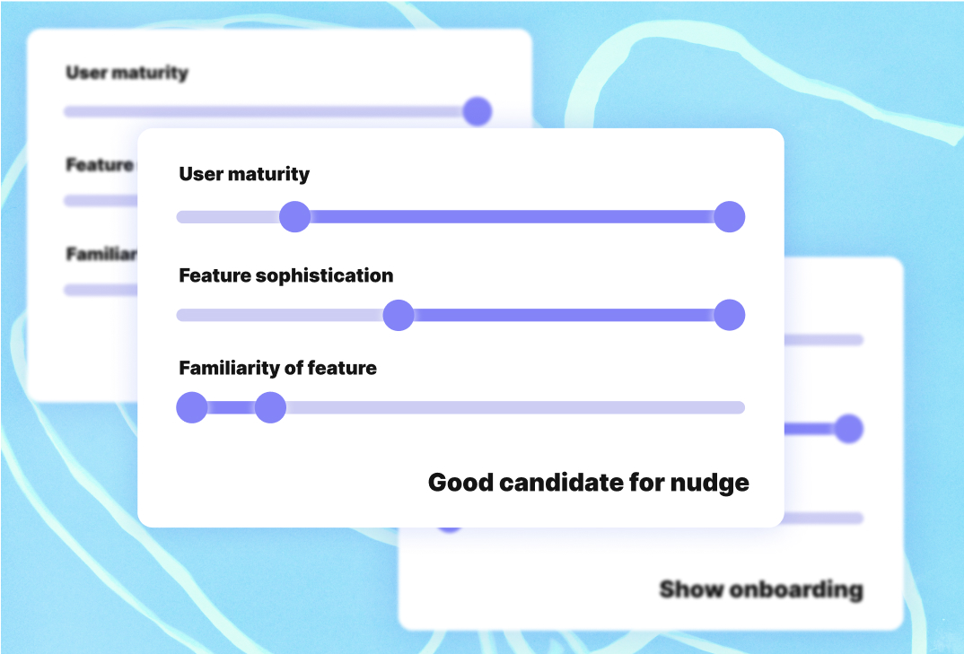 User maturity feature sophistication alignment